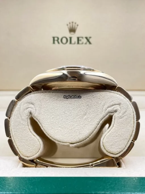 Nice Fake Rolex Daytona 116528 Caliber 4130 Automatic Movement 40mm Yellow Gold Case Mens/unisex Watch - Image 7