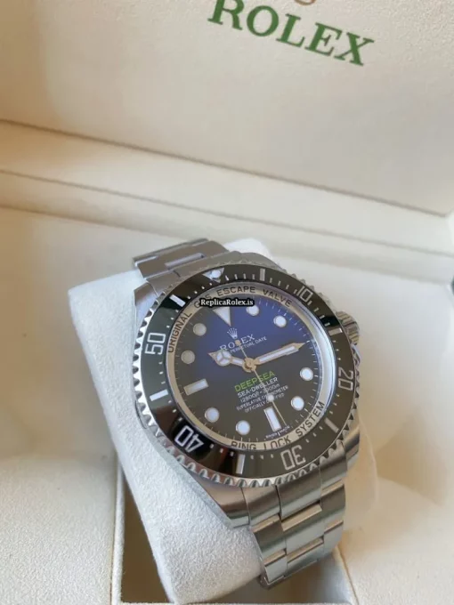 Discount Replica Rolex Sea-dweller Deepsea 116660 Caliber 3135 Automatic Movement 44mm Steel Case Mens/unisex Watch - Image 7