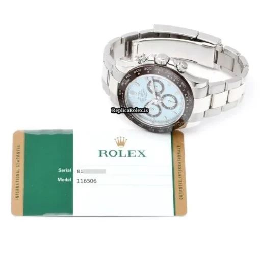 Discount Fakes Rolex Daytona 116506 Caliber 4130 Automatic Movement 40mm Platinum Case Watch - Image 5