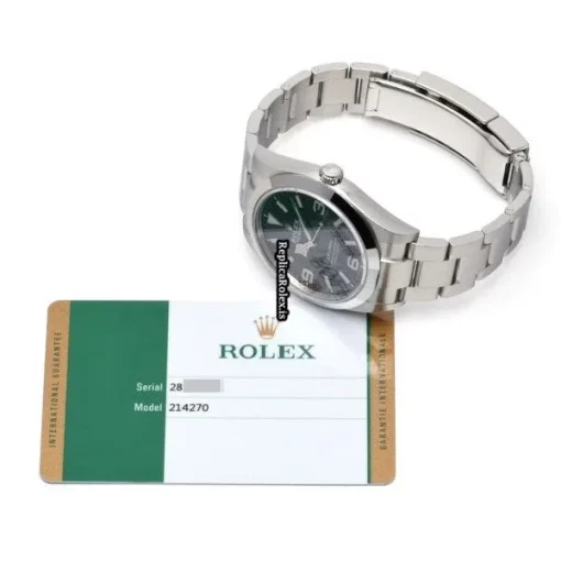 Perfect Fakes Rolex Explorer 214270 Caliber 3132 Automatic Movement 39mm Steel Case Watch - Image 5