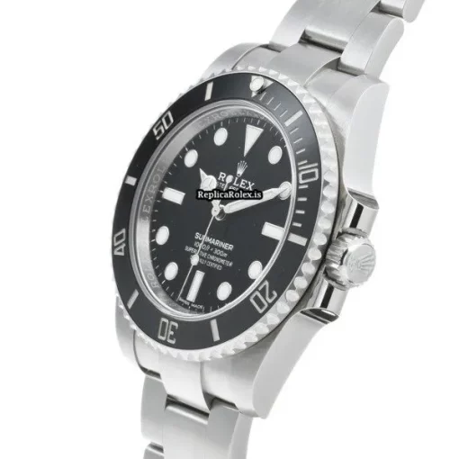 Trustworthy Replica Rolex Submariner 114060 Caliber 3130 Automatic Movement 40mm Steel Case Watch - Image 2