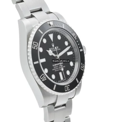 Trustworthy Replica Rolex Submariner 114060 Caliber 3130 Automatic Movement 40mm Steel Case Watch - Image 3
