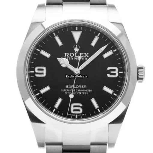 Fabulous Fake Rolex Explorer 214270 Caliber 3132 Automatic Movement 39mm Steel Case Watch - Image 6