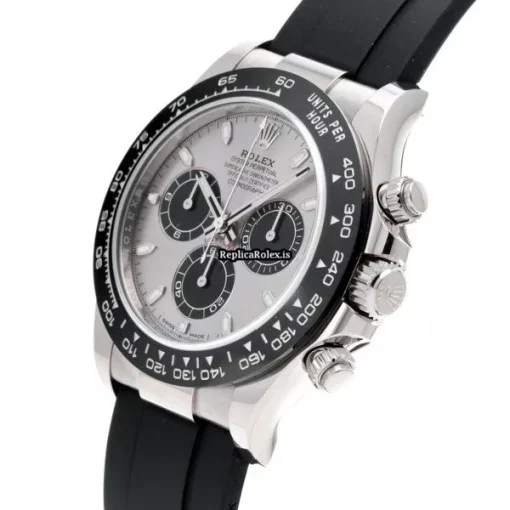Superb Replica Rolex Daytona 116519ln Caliber 4130 Automatic Movement 40mm White Gold Case Watch - Image 2