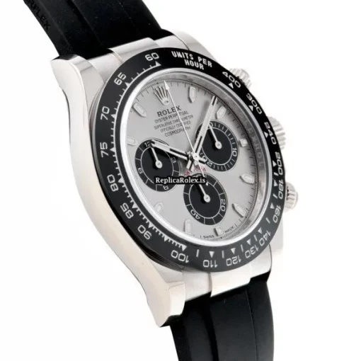Superb Replica Rolex Daytona 116519ln Caliber 4130 Automatic Movement 40mm White Gold Case Watch - Image 3