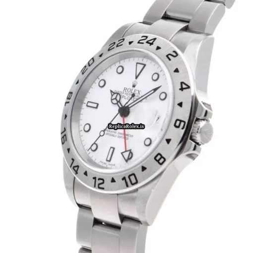 Great Replica Rolex Explorer II 16570 Caliber 3185 Automatic Movement 40mm Steel Case Watch - Image 2