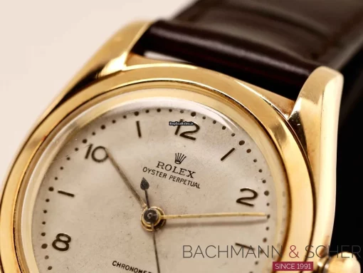 Offering Knockoff Rolex Bubble Back 3131 Yellow Gold Case Mens/unisex Watch
