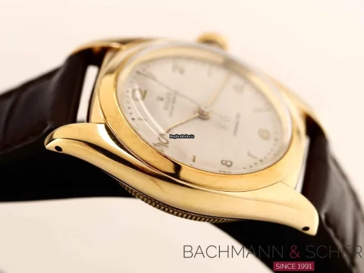 Offering Knockoff Rolex Bubble Back 3131 Yellow Gold Case Mens/unisex Watch - Image 3