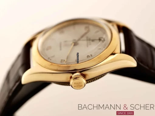 Offering Knockoff Rolex Bubble Back 3131 Yellow Gold Case Mens/unisex Watch - Image 4