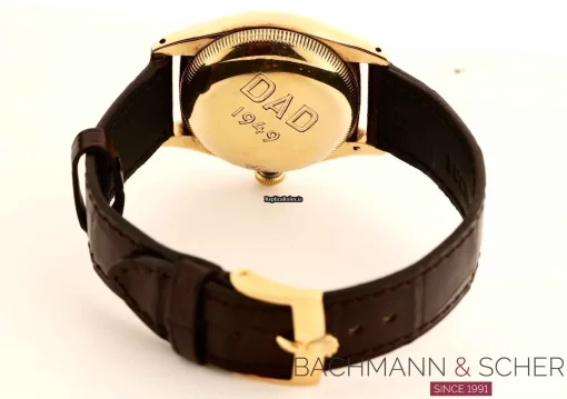 Offering Knockoff Rolex Bubble Back 3131 Yellow Gold Case Mens/unisex Watch - Image 5