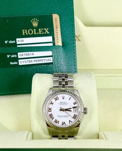 Pleasing Replica Rolex Lady-datejust 178274 Caliber 2235 Automatic Movement 31mm Steel Case Womens Watch - Image 2