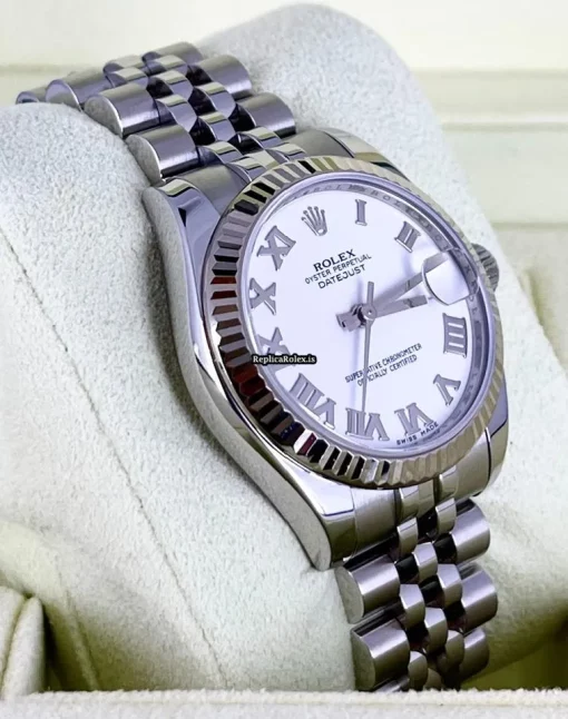 Pleasing Replica Rolex Lady-datejust 178274 Caliber 2235 Automatic Movement 31mm Steel Case Womens Watch - Image 3