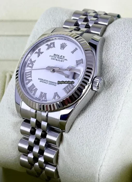 Pleasing Replica Rolex Lady-datejust 178274 Caliber 2235 Automatic Movement 31mm Steel Case Womens Watch - Image 4
