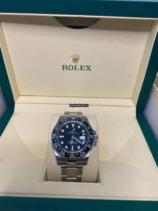 Aaa Replica Rolex Gmt-master II 116710ln Caliber 3186 Automatic Movement 40mm Steel Case Mens/unisex Watch