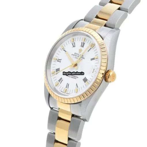 Fabulous Replica Rolex Oyster Perpetual Date 15233 Caliber 3135 Automatic Movement 34mm Steel Case Watch - Image 2