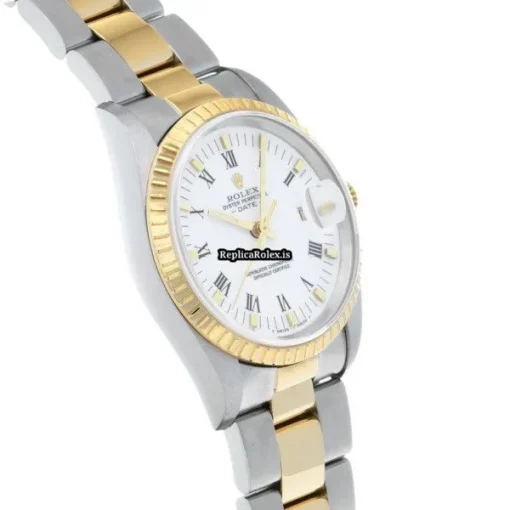 Fabulous Replica Rolex Oyster Perpetual Date 15233 Caliber 3135 Automatic Movement 34mm Steel Case Watch - Image 3