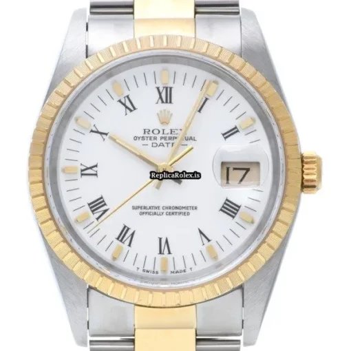 Fabulous Replica Rolex Oyster Perpetual Date 15233 Caliber 3135 Automatic Movement 34mm Steel Case Watch - Image 6