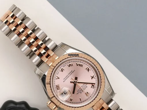 Affordable Replica Rolex Lady-datejust 179171 Automatic Movement 26mm Gold/steel Case Watch - Image 4
