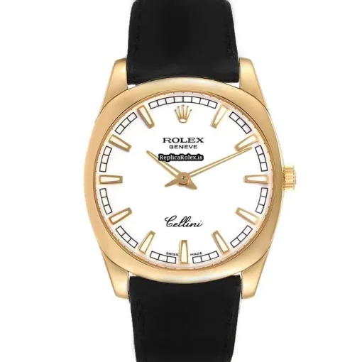 Cheap Replica Rolex Cellini Danaos 4243 Caliber 1602 Manual Winding Movement 38mm Yellow Gold Case Mens/unisex Watch