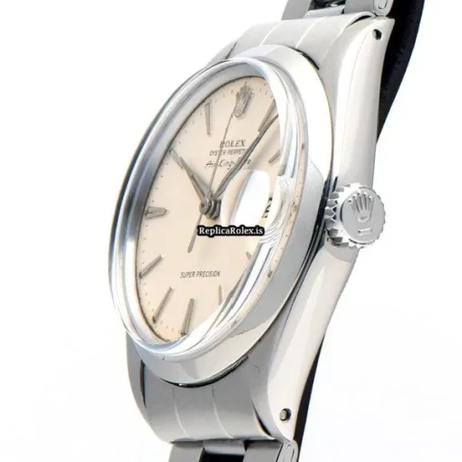 Excellent Fake Rolex Air King Date 5700 Caliber 1530 Automatic Movement 34x37mm Steel Case Mens/unisex Watch - Image 2