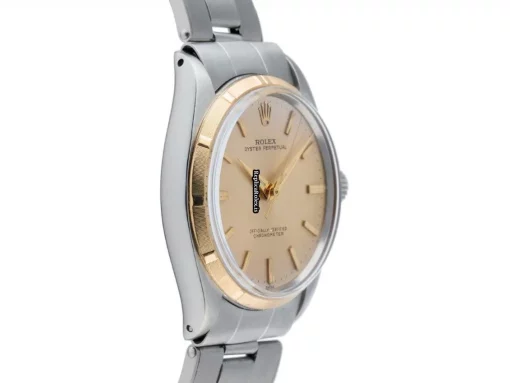 Durable Replica Rolex Oyster Perpetual 34 6564 Caliber 1030 Automatic Movement 34mm Gold/steel Case Mens/unisex Watch - Image 3