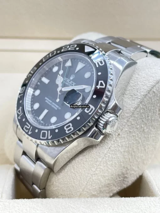 Trustworthy Replica Rolex Gmt-master II 116710ln Caliber 3186 Automatic Movement 40mm Steel Case Mens/unisex Watch - Image 3