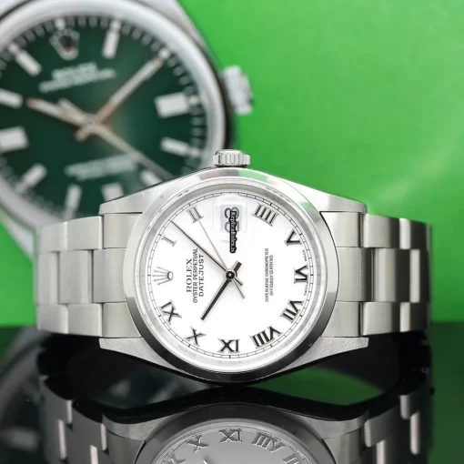 Epic Replica Rolex Datejust 16200 Caliber 3135 Automatic Movement 36mm Steel Case Mens/unisex Watch - Image 4