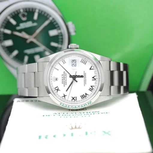 Epic Replica Rolex Datejust 16200 Caliber 3135 Automatic Movement 36mm Steel Case Mens/unisex Watch - Image 5