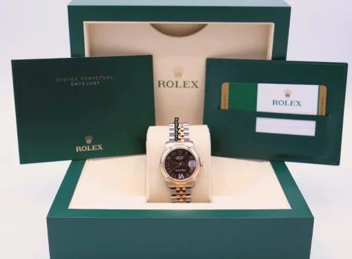 Unique Replica Rolex Lady-datejust 178241 Automatic Movement 31mm Gold/steel Case Womens Watch - Image 2