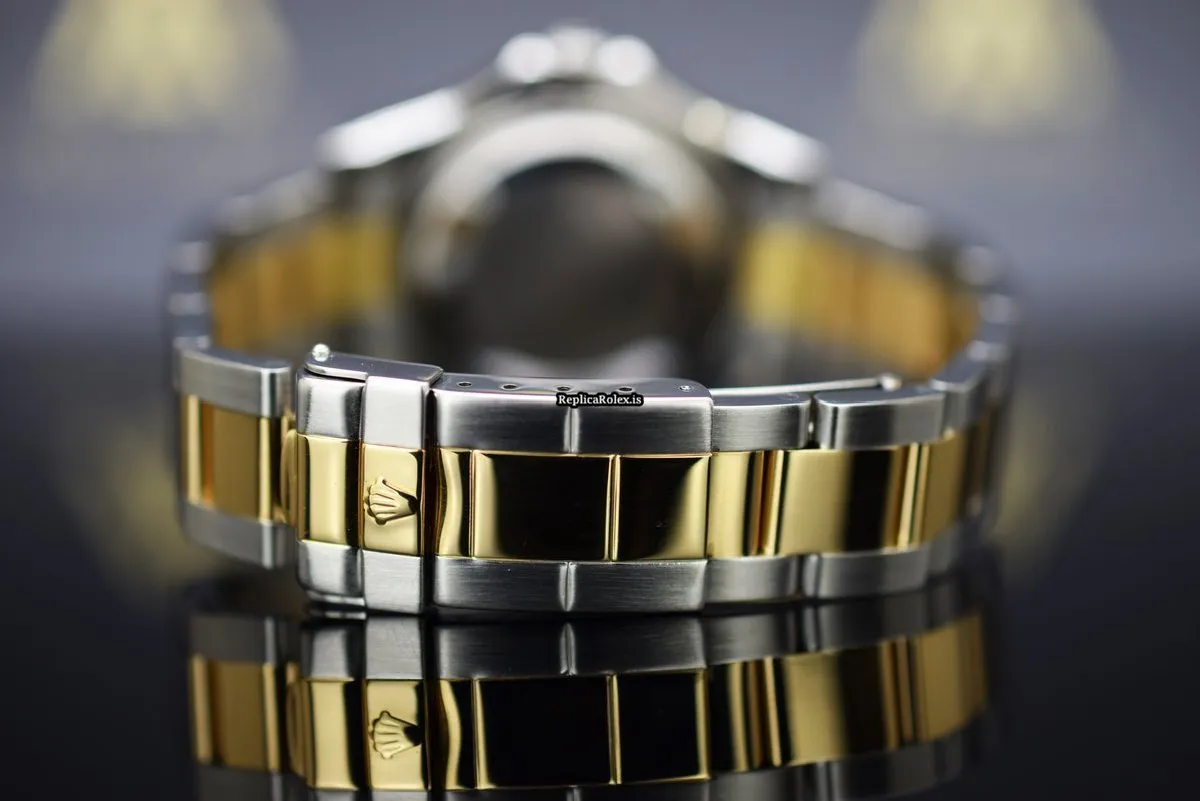 Fabulous Replica Rolex Yacht-master 168623 Caliber 2235-31 Automatic Movement 35mm Gold/steel Case Watch - Image 4