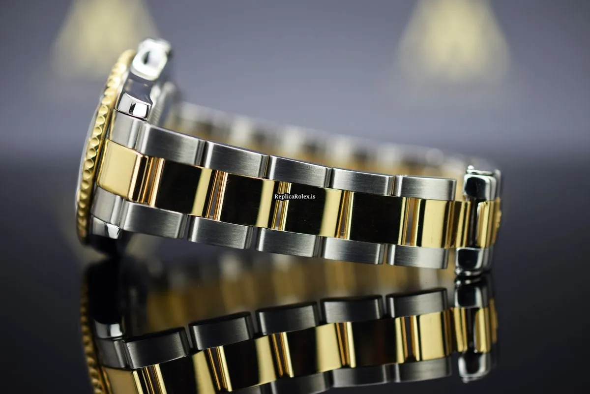 Fabulous Replica Rolex Yacht-master 168623 Caliber 2235-31 Automatic Movement 35mm Gold/steel Case Watch - Image 5