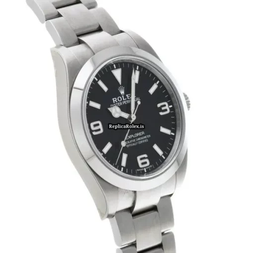 Neat Replica Rolex Explorer 214270 Caliber 3132 Automatic Movement 39mm Steel Case Watch - Image 3