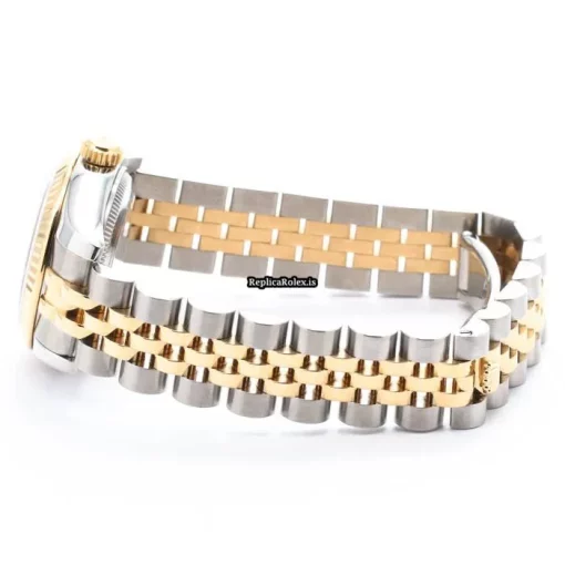 Discount Copy Rolex Lady-datejust 179173g Automatic Movement 26mm Gold/steel Case Womens Watch - Image 4
