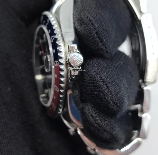 Incredible Fake Rolex Gmt-master II 16710 Caliber 3185 Automatic Movement 40mm Steel Case Mens/unisex Watch - Image 8