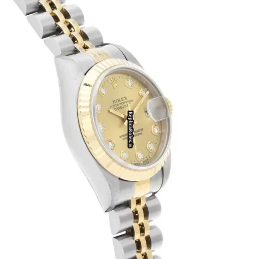 Superb Replica Rolex Lady-datejust 69173g Automatic Movement 26mm Steel Case Womens Watch - Image 3