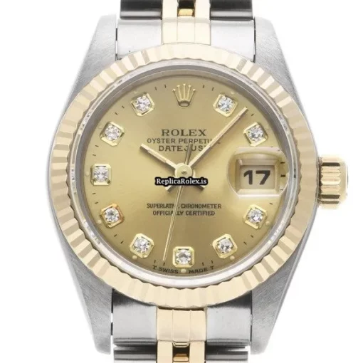 Superb Replica Rolex Lady-datejust 69173g Automatic Movement 26mm Steel Case Womens Watch - Image 5