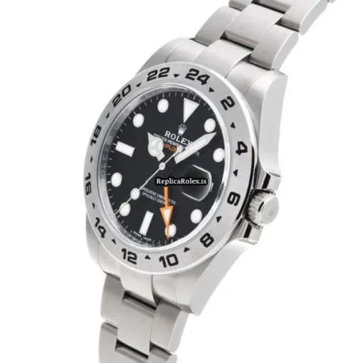 Good Fake Rolex Explorer II 216570 Caliber 3187 Automatic Movement 42mm Steel Case Watch - Image 2