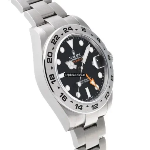 Good Fake Rolex Explorer II 216570 Caliber 3187 Automatic Movement 42mm Steel Case Watch - Image 3