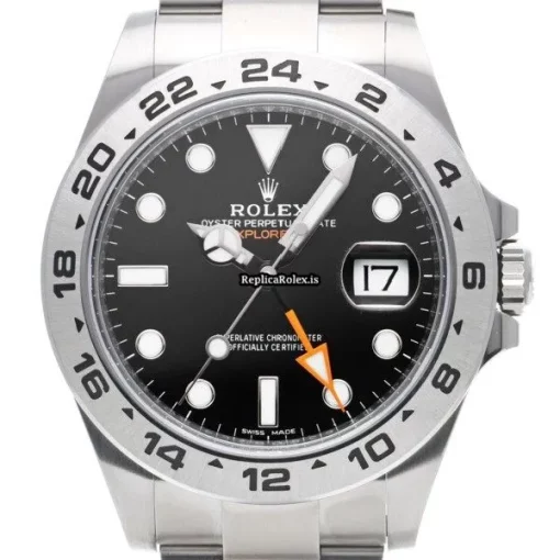 Good Fake Rolex Explorer II 216570 Caliber 3187 Automatic Movement 42mm Steel Case Watch - Image 6