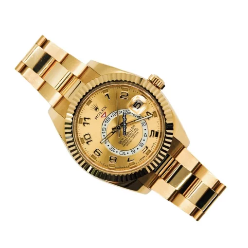 Fantastic Replica Rolex Sky-dweller 326938 Caliber 9001 Automatic Movement 42mm Yellow Gold Case Mens/unisex Watch - Image 11