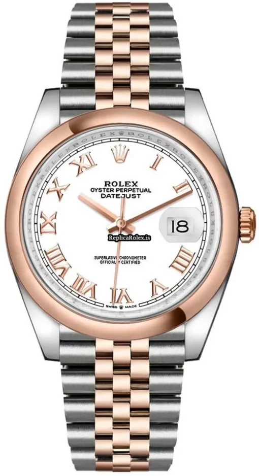 Lovely Copies Rolex Datejust 126201 Automatic Movement 36mm Gold/steel Case Mens/unisex Watch