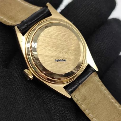 Terrific Fake Rolex Day-date 36 1803 Caliber 1556 Automatic Movement 36mm Yellow Gold Case Mens/unisex Watch - Image 4