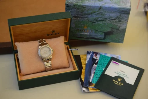 Inexpensive Clone Rolex Yacht-master 168622 Automatic Movement 35mm Steel Case Mens/unisex Watch - Image 10