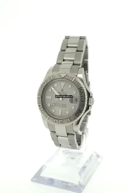 Inexpensive Clone Rolex Yacht-master 168622 Automatic Movement 35mm Steel Case Mens/unisex Watch - Image 3