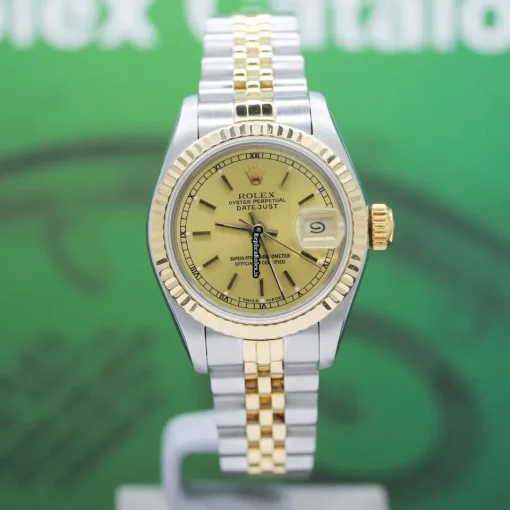 Top Fakes Rolex Lady-datejust 69173 Caliber 2135 Automatic Movement 26mm Steel Case Womens Watch - Image 4