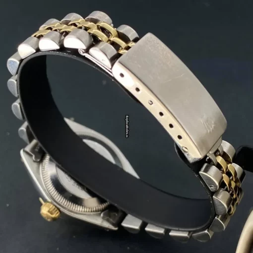 Good Fake Rolex Lady-datejust 69173 Caliber 2135 Automatic Movement 26mm Gold/steel Case Womens Watch - Image 7