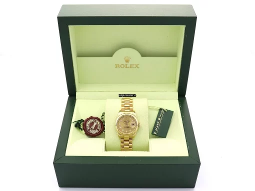 Well Made Replica Rolex Lady-datejust 179178 Caliber 2235 Automatic Movement 26mm Yellow Gold Case Womens Watch - Image 11