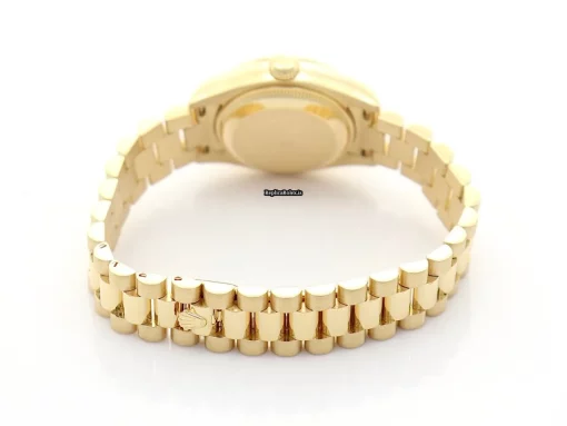 Well Made Replica Rolex Lady-datejust 179178 Caliber 2235 Automatic Movement 26mm Yellow Gold Case Womens Watch - Image 8