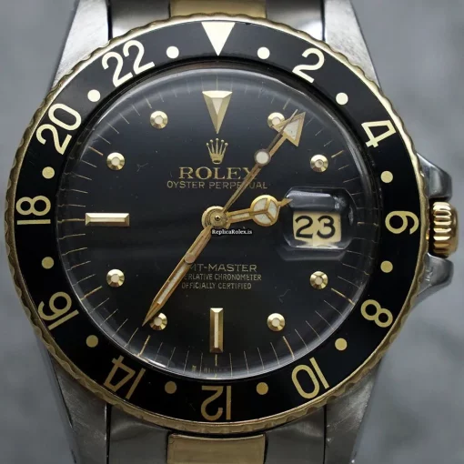 Ideal Imitation Rolex Gmt-master 16753 Caliber 3075 Automatic Movement 40mm Gold/steel Case Mens/unisex Watch