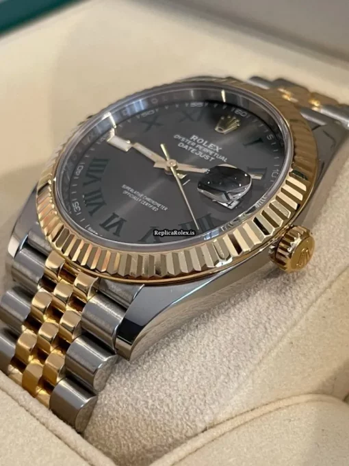 Ideal Fake Rolex Datejust 126333 Caliber 3235 Automatic Movement 41mm Gold/steel Case Mens/unisex Watch - Image 3